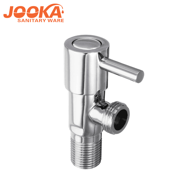 Цинковых сплавов ручкой двусторонний 90 градусов Туалет Латунный золотник лак Угол Игольчатый Клапан