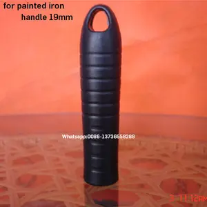 for PVC coated iron stick cheap 19mm anti-slip plastic handle end cap