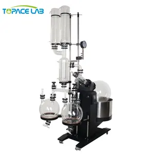 Widely Used Rotary Evaporator with Double Vertical Condensers for Herbal with Good After Sale Service