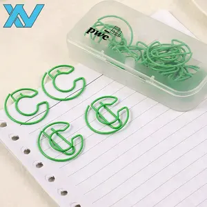 Aangepaste alfabet ontwerp metalen letter C vorm paperclips