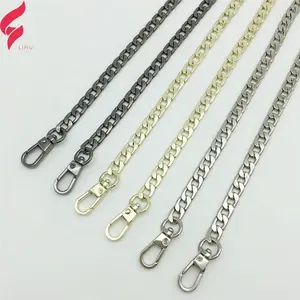 High quality decorative metal handbag chain suppliers of bags metal accessories detachable metal purse chains