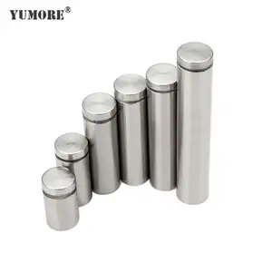 Stainless steel round sign fixing pvc mirror wall spacer