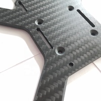 Op maat gemaakte onderdelen Uitstekende prestaties 100% koolstofvezel geweven waterdichte composiet maakmachine voor auto drone hobby op maat gemaakt