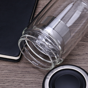 <span class=keywords><strong>Tazza</strong></span> in vetro a doppia parete in vetro spesso a prova di perdite in borosilicato da 400ml <span class=keywords><strong>con</strong></span> <span class=keywords><strong>infusore</strong></span> per tè in acciaio inossidabile 304 - Product Image 4