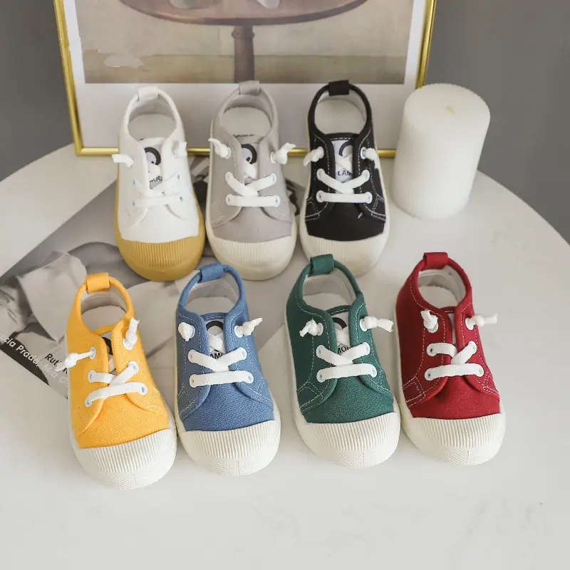 Sıcak ürünler popüler bebek kız yaz çocuk rahat ayakkabılar çocuklar kanvas ayakkabılar Toptan