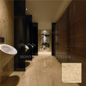 Piastrelle in Porcellana Lucida Effetto Travertino Romano per Pavimenti e Pareti, Simile al Marmo, Design Moderno per Interni - Product Image 3
