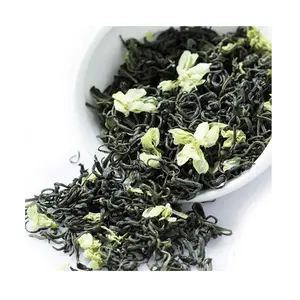 Chá de chá verde de jasmine puro orgânico da ue