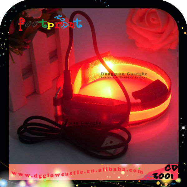 Gh подарки из светодиодов спорт продвижение usb повязки