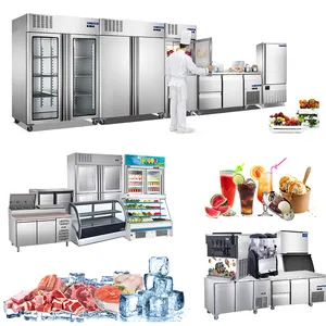Professional Kitchen Refrigeration Equipment Commercial for Hotel Restaurant / Customized Cold Room for Food Storage