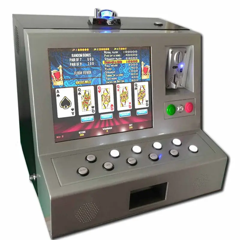 अनुकूलित आकार रॉयल पोकर कैसीनो सिक्का संचालित वीडियो खेल स्लॉट