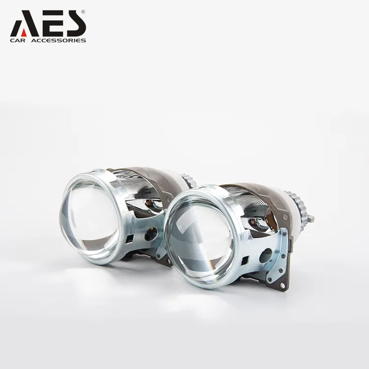 AES H4 Bi xenón bombilla Q-5 proyector HID lente para los faros de coche