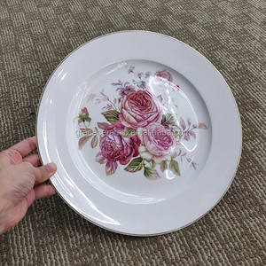 Assiettes à dîner rondes Vintage, vaisselle <span class=keywords><strong>en</strong></span> porcelaine blanche, <span class=keywords><strong>en</strong></span> céramique, 10.5 pouces, nouveau, vente <span class=keywords><strong>en</strong></span> gros - Product Image 4