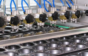 Machine multifonctionnelle pour la fabrication de gâteaux Pulvérisateur d'huile automatique Déposant la pâte Formant la machine Injecteur de crème Dépissure Machine à gâteaux - Product Image 6