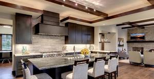 Da cucina shenzhen grano di legno MDF armadio da cucina economici - Product Image 5