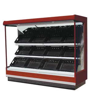 SDERE excellent multideck open chiller cake display case