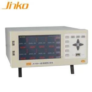 Enregistreur de données de température de réfrigérateur de haute précision JK7000-8 enregistreur de données multicanal