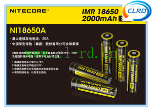de acciones nuevas de la marca <span class=keywords><strong>nitecore</strong></span> 18650a las células de la batería <span class=keywords><strong>18650</strong></span> 2000 mah 30 amperios de la batería recargable - Product Image 2