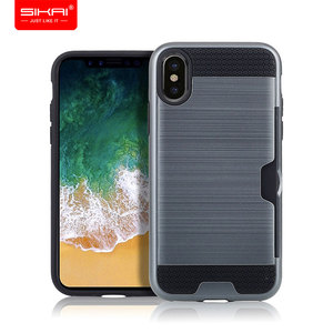 la sublimación para <span class=keywords><strong>el</strong></span> teléfono móvil iphone x con ranura para tarjeta de la carpeta - Product Image 6