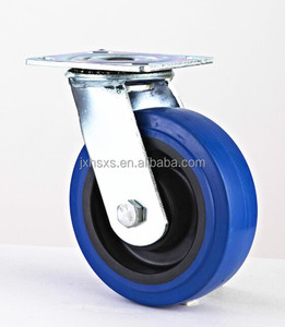 3'4'5'6'8'Blue elastische gummi <span class=keywords><strong>caster</strong></span> rad - Product Image 5