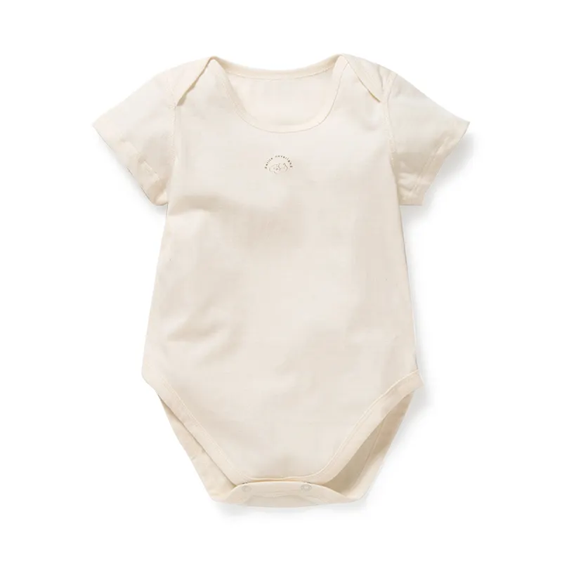 Barboteuse en 2019 coton tricotée pour bébé, barboteuse unie, nouveau design, 100%