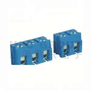 2 way 5mm 2 Pin Connector Pitch Panel PCB Mount barrier terminal block