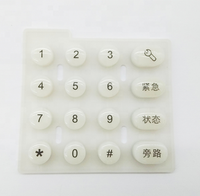 Teclado de Membrana de 16 Teclas con Matriz 4x4, Teclado de Goma de Silicona