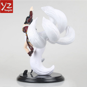 League of Legends acción figura el zorro <span class=keywords><strong>de</strong></span> nueve colas <span class=keywords><strong>de</strong></span> ahri personalizar realista famosa juegos LOL Hero PVC 1/6 - Product Image 2