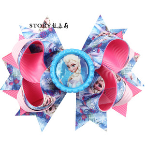 La <span class=keywords><strong>romance</strong></span> de dessin d'enfants de la glace et de la neige en 2018 Bébé fille bascule à fleurs - Product Image 5