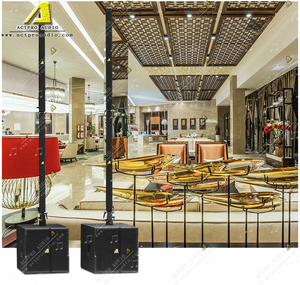 Actpro audio KA series KA162 active column speaker 2 inch 3 inch driver mni line array speaker professional loudspeaker