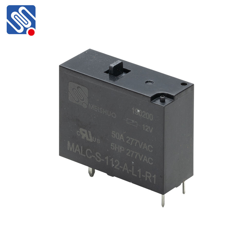 Meishuo MALC ROHS 277VAC 50A 277VAC 5v 12v High Power sealed Latching Relay for Smart Home