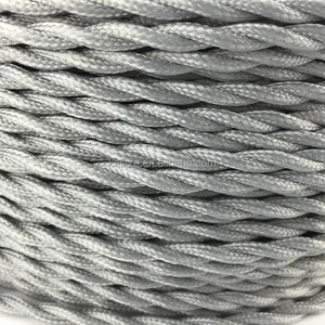 Cable eléctrico trenzado con cubierta Textil 3x18