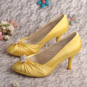 Scarpe Gialle da Donna con Tacco Alto 8CM - Product Image 1
