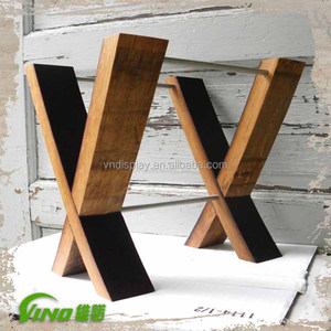 ชั้นวางนิตยสารทำจากไม้รูปตัว x วินเทจอุปกรณ์จัดระเบียบวรรณกรรมสำหรับบ้านและสำนักงานที่ทันสมัยพร้อมที่เก็บแท่งโลหะ - Product Image 2