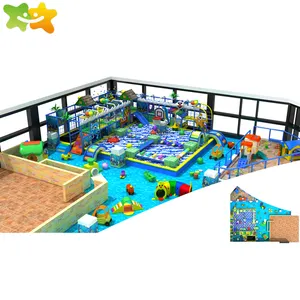 Jungle Theme Kids Play Park Trò Chơi Trong Nhà Chơi Mềm Cho Công Viên Phiêu Lưu