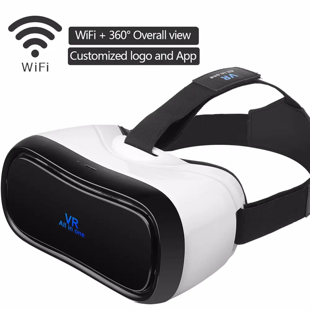 WiFi connection 3d glasses all in one vr video glasses