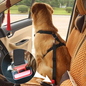 <span class=keywords><strong>Harnais</strong></span> de sécurité ajustable pour le siège de <span class=keywords><strong>voiture</strong></span>, adapté au <span class=keywords><strong>chien</strong></span>, chat, accessoire pour animaux domestiques, laisse de sécurité pour véhicule - Product Image 5
