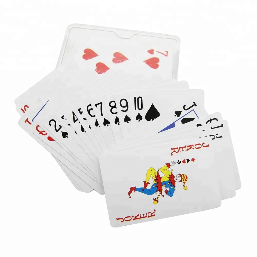 Scatola di carte da gioco in plastica personalizzata per carte da gioco eccellenti Super impermeabili in plastica da Poker/PVC di alta qualità