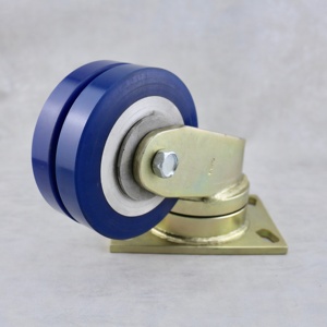 SS hiệu suất cao Ergonomic kép bánh xe đôi Caster bảo trì miễn phí dễ dàng xoay - Product Image 2