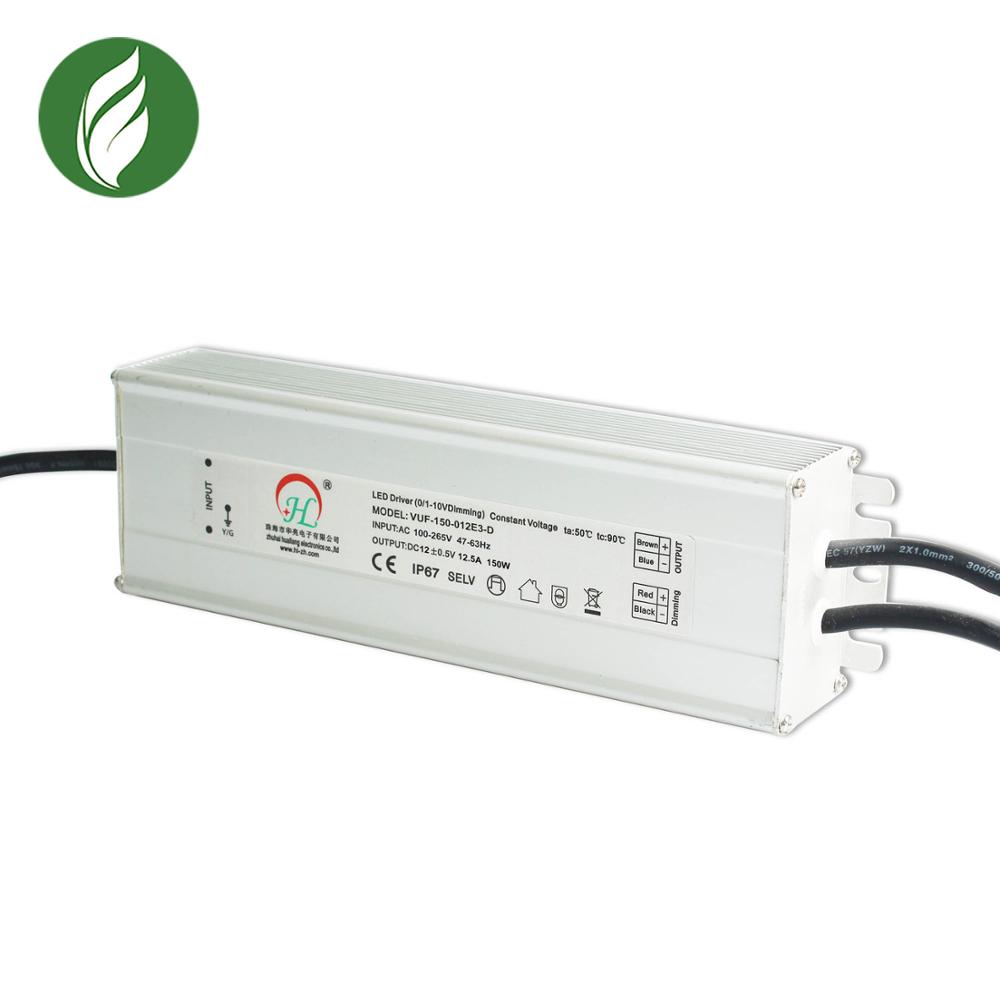 Высококачественный светодиодный драйвер 12 В с регулируемой яркостью 0-10 в настраиваемый источник питания с постоянным напряжением 30 Вт 50 Вт 60 Вт 80 Вт 100 Вт 150 Вт