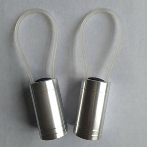 크리스마스 라이트 스트링 조명 IP66 방수 태양열 구동 실리콘 루프 금속 알루미늄 미니 소형 LED 화이트 - Product Image 4