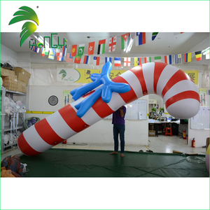 큰 크리스마스 Inflatables 장신구 당 훈장을 위한 거대한 사탕 지팡이 크리스마스