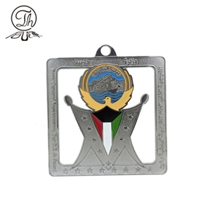Chine Fabrication Pas Cher En Gros Personnalisé En Métal Médaille D'argent Médaille De <span class=keywords><strong>La</strong></span> Police - Product Image 5