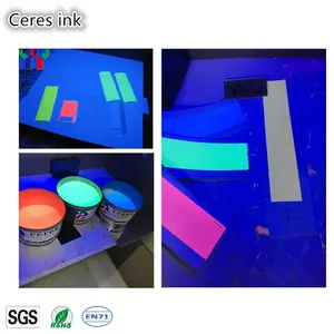 Tinta Neon Tak Terlihat UV Kualitas Tinggi untuk Pencetakan Layar/Offset/ Inkjet