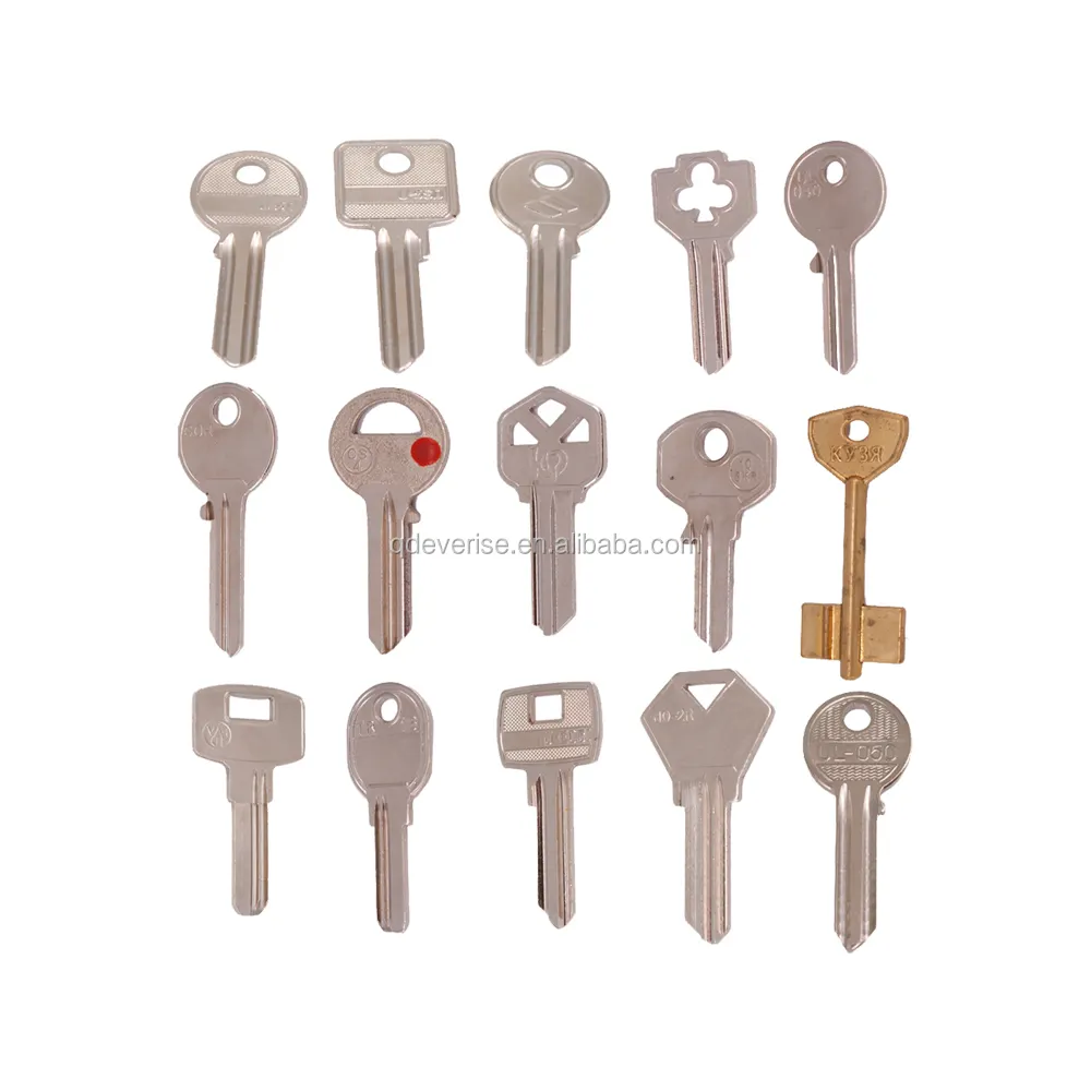 High quality custom magnetic metal door key wholesale plastic blank keys pattern room lock key blanks door YA226/YA31