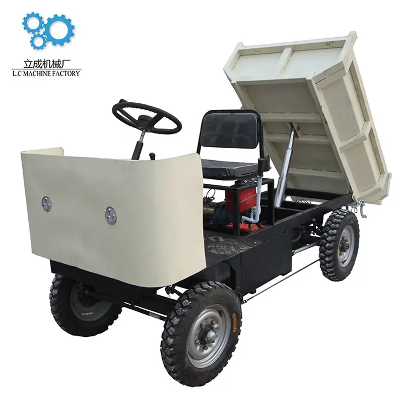 LC Farming โดยใช้ Mini Cargo รถบรรทุกสำหรับผู้ใหญ่,LC Cargo Mini 4ล้อไฟฟ้าที่ก่อสร้าง