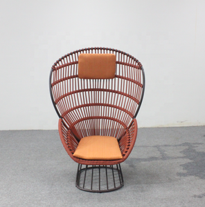 Sillón de Jardín de Lujo para Hoteles, <span class=keywords><strong>Silla</strong></span> de Cuerda de Aluminio con Respaldo Alto, Modelo <span class=keywords><strong>Cala</strong></span> - Product Image 4