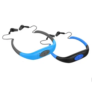  8GB wasserdichte drahtlose Bluetooth-Kopfhörer Sport Running Bluetooth-Headset-Mikrofon für Mobiltelefone