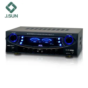 2.0 blue light 300 watt sound power amplifier(AV-1355 )