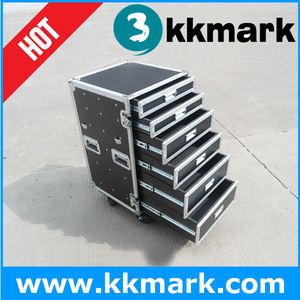 Du Lịch Tiện Ích Trường Hợp Với Ngăn Kéo/Nhôm Rack <span class=keywords><strong>Drawer</strong></span> Trường Hợp/<span class=keywords><strong>Drawer</strong></span> Trường Hợp Chuyến Bay Với Bánh Xe - Product Image 4