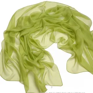Howmay <span class=keywords><strong>silk</strong></span> schal chiffon 100% reiner seide schal plain gefärbt mehrfarbige für frauen transparent leichte schal 65cm * 180cm